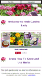 Mobile Screenshot of herbgardenlady.com